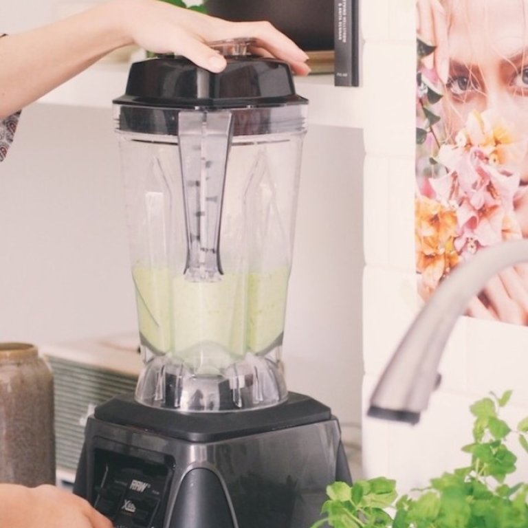 Ertegazpacho i blender